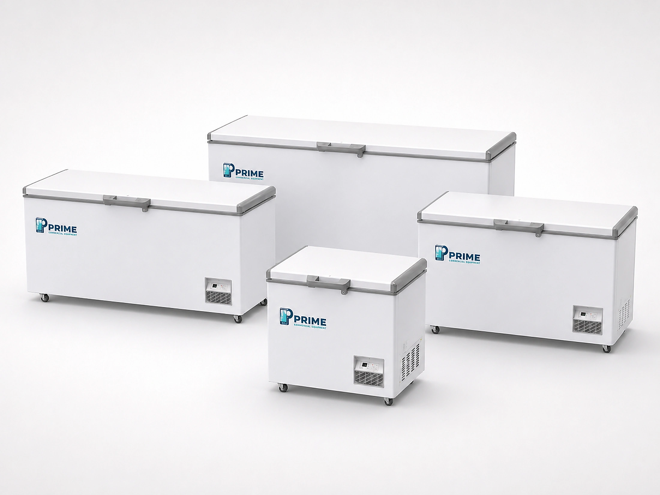 solid top commercial chest freezer series for frozen storage