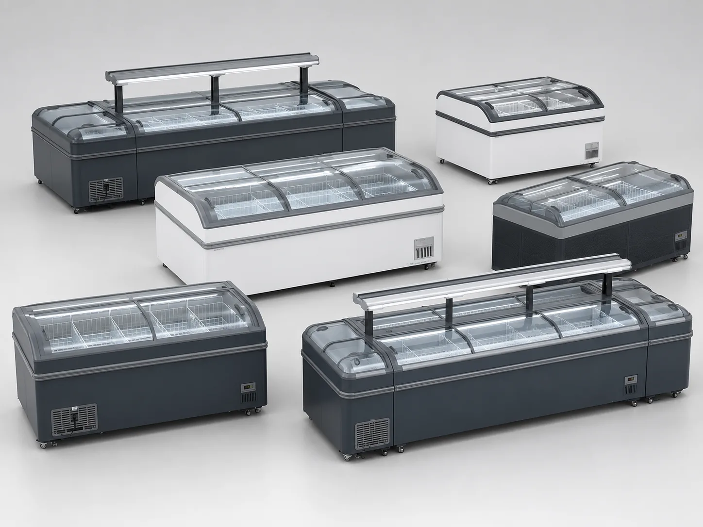 commercial island freezer product series