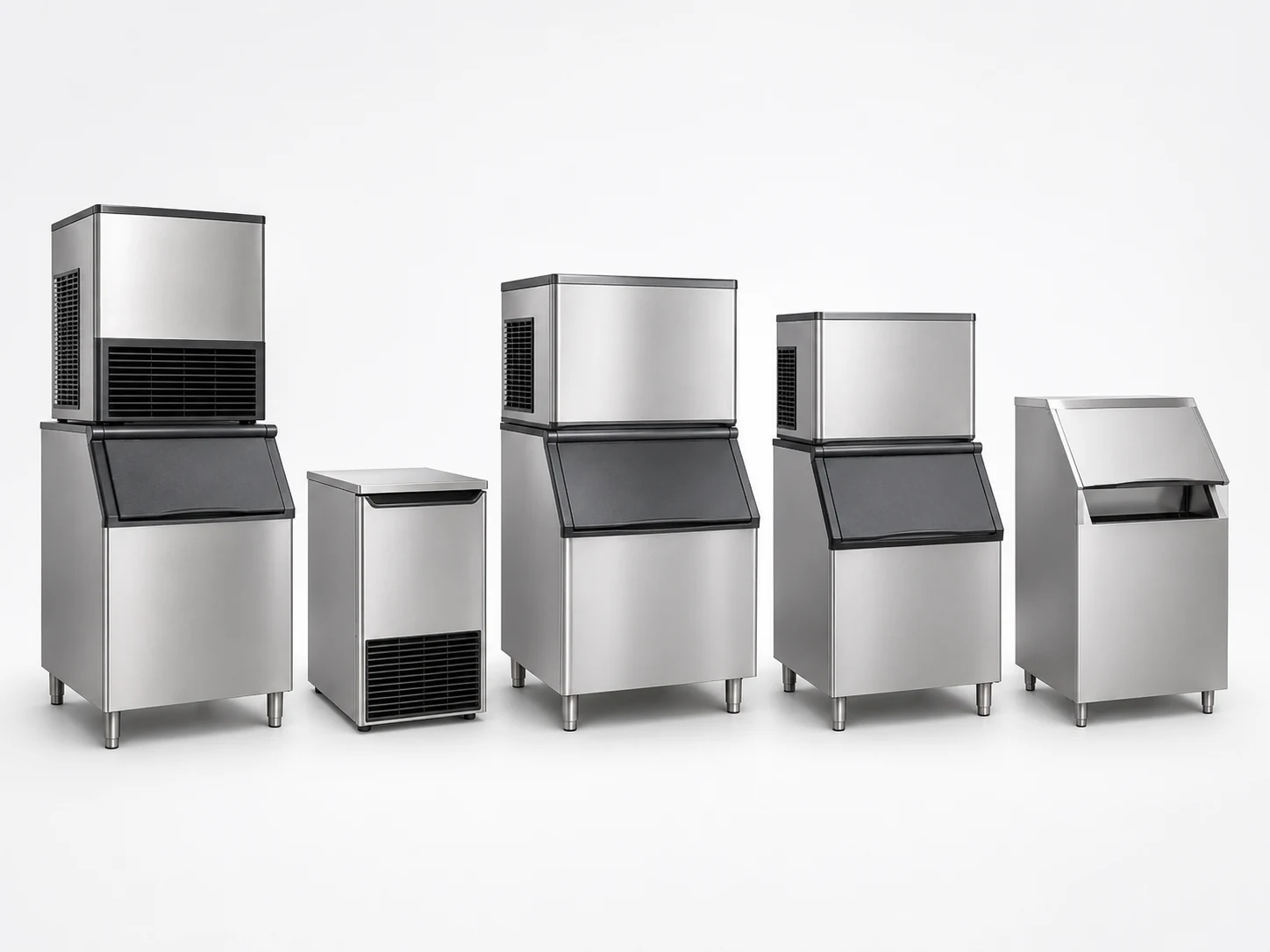 commercial stainless steel ice machine and ice maker product series