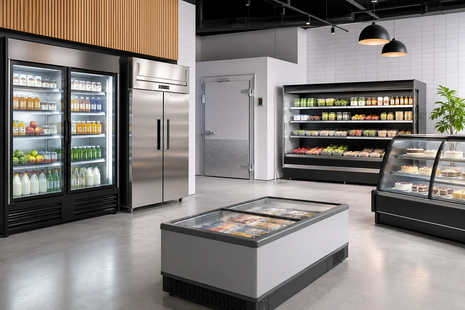 commercial refrigeration equipment for restaurant supermarket retail display and foodservice projects