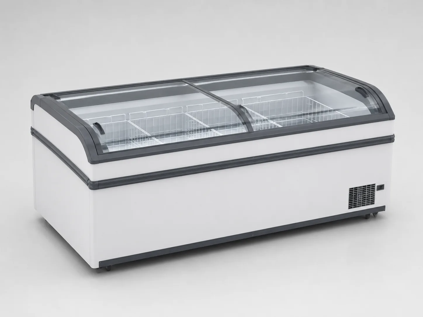 economical style commercial island freezer