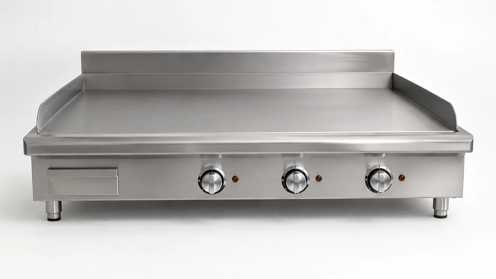electric commercial griddle for restaurant and cafe cooking