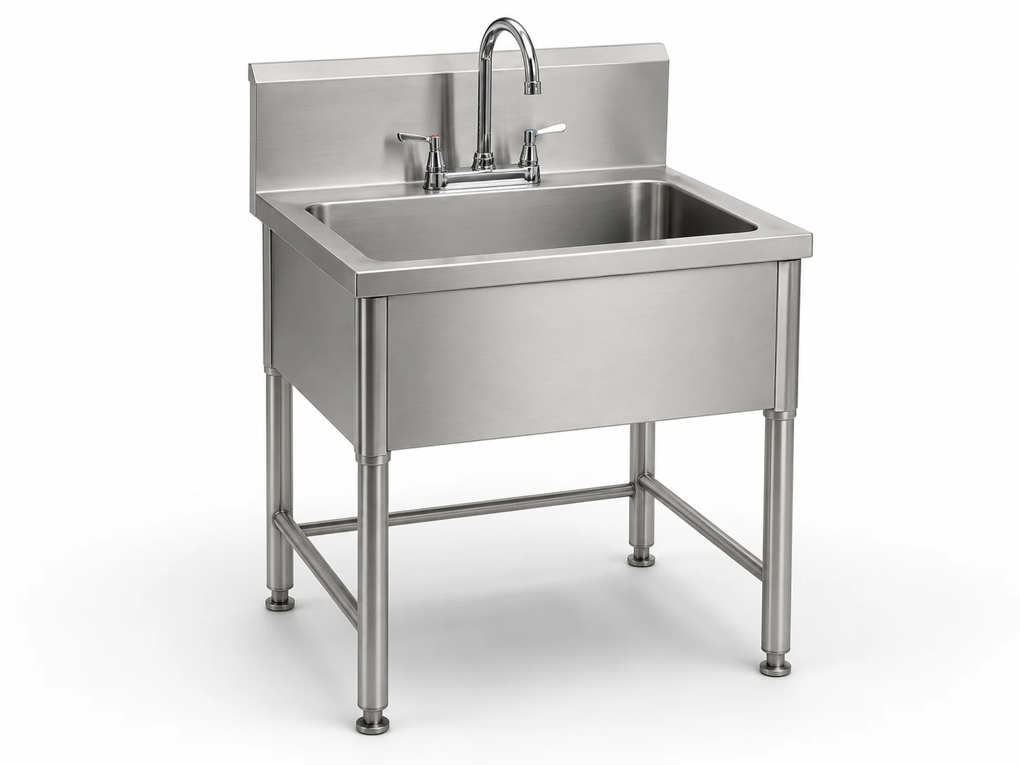 single bowl commercial stainless steel sink
