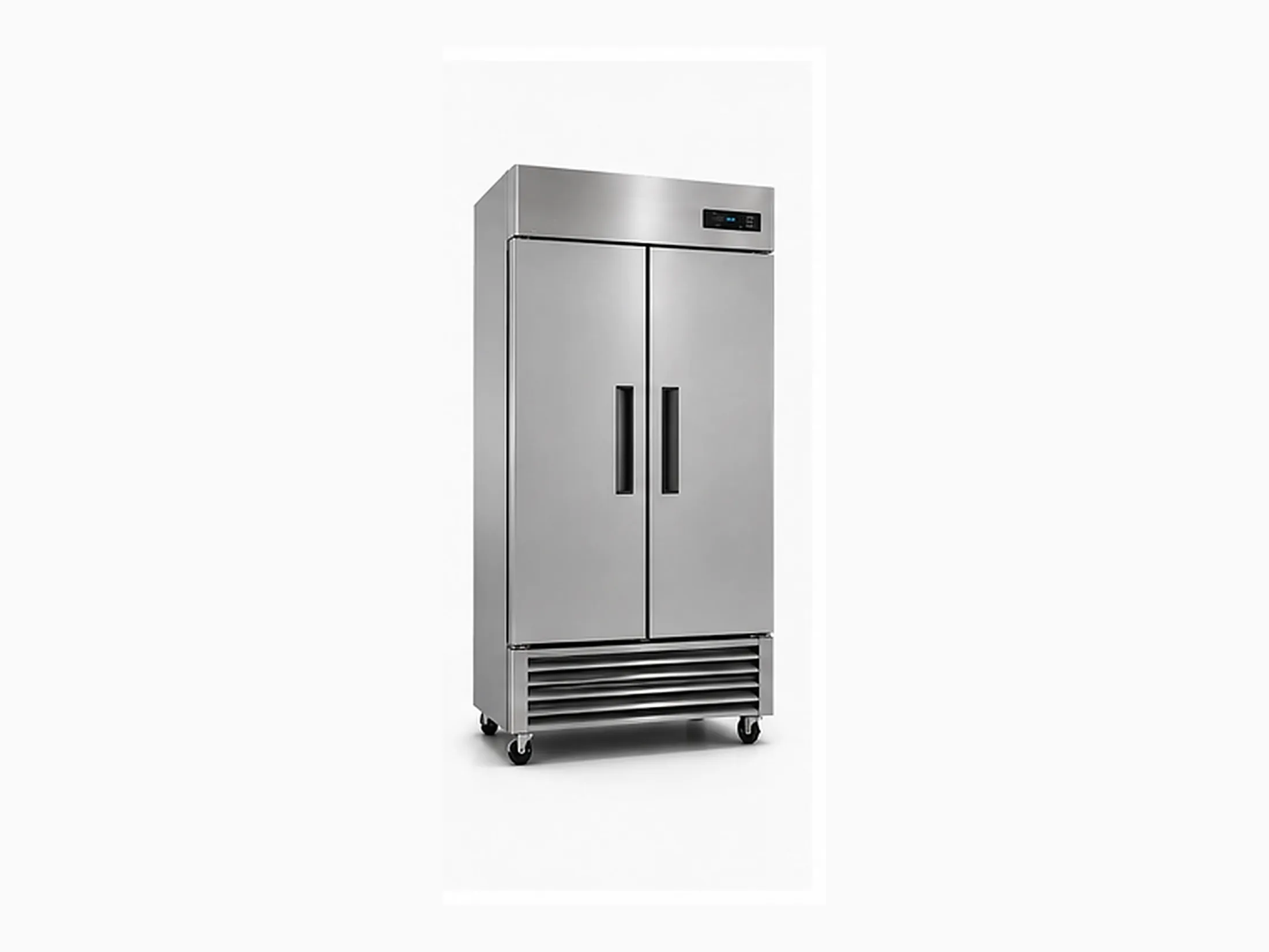 stainless steel commercial upright reach-in freezer