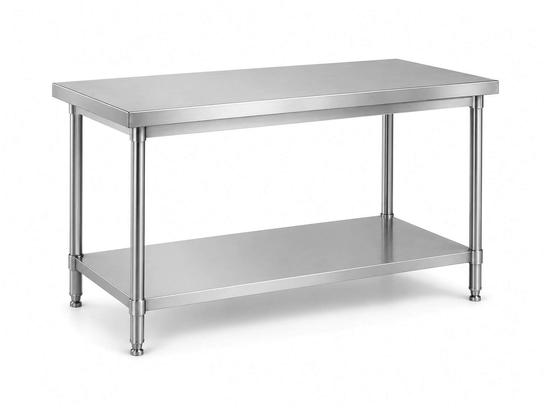 commercial stainless steel preparation table
