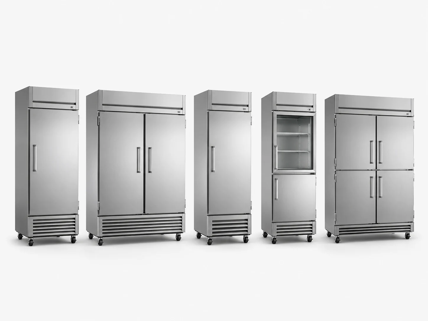 stainless steel upright reach-in refrigerator and freezer product series