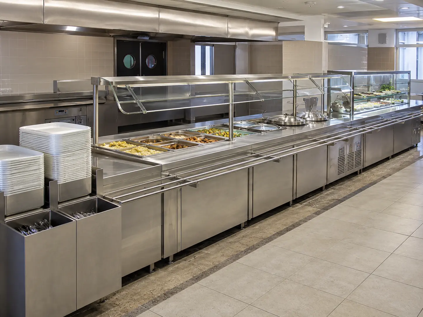 canteen food holding and serving line equipment