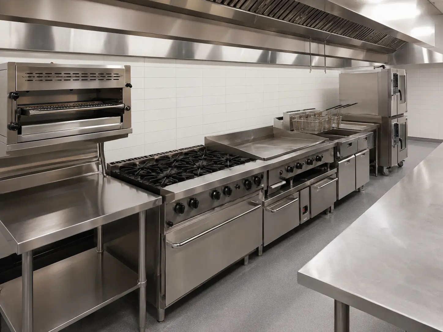 commercial hotel main kitchen cooking equipment