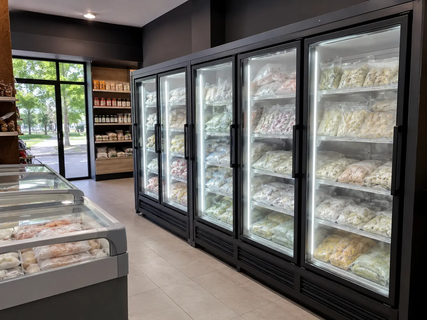 compact freezers for convenience store frozen food