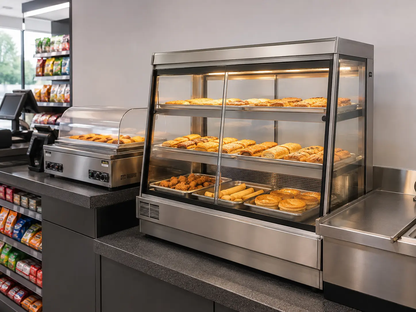 convenience store heated food display equipment