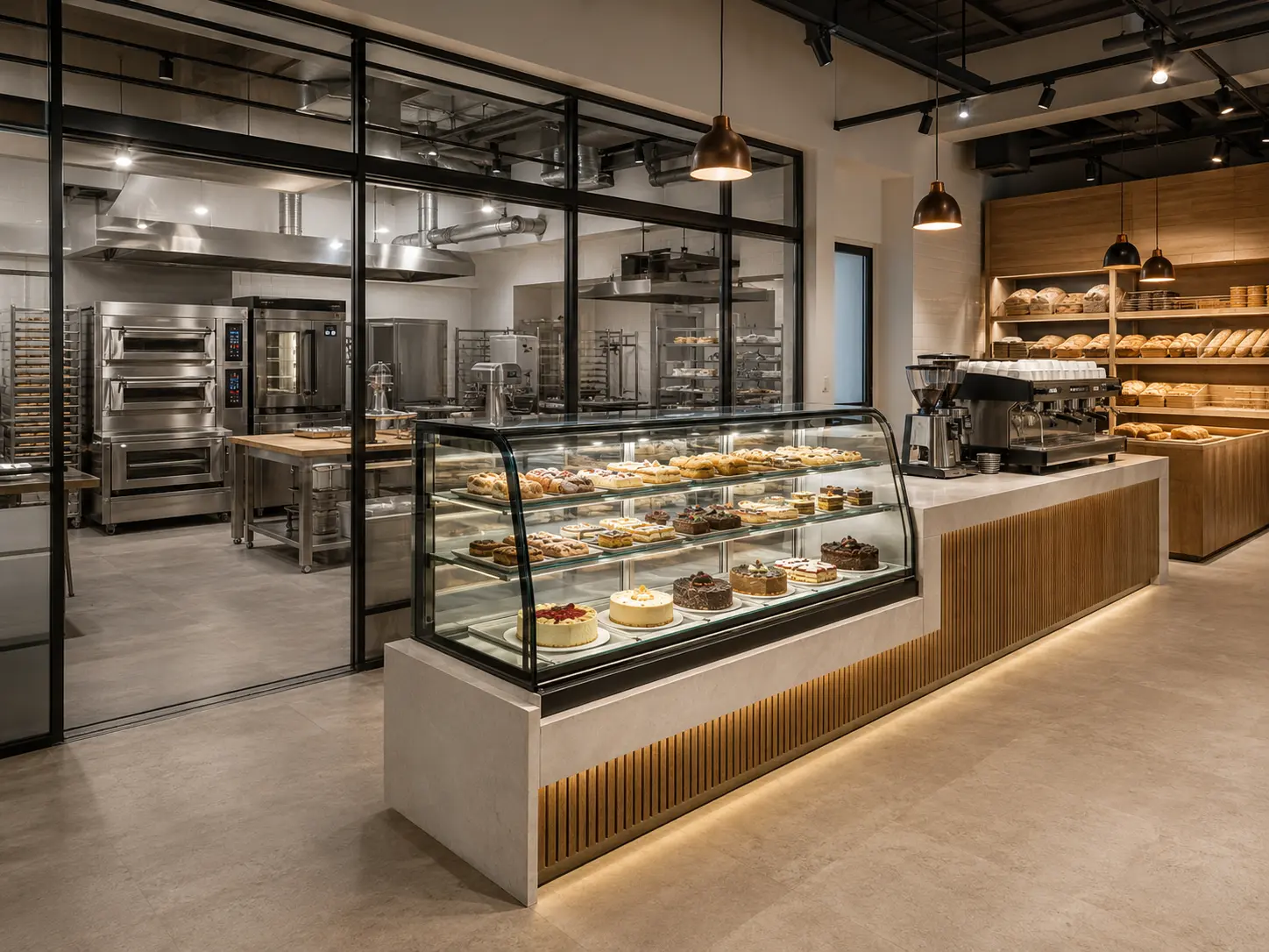 commercial bakery and cafe equipment