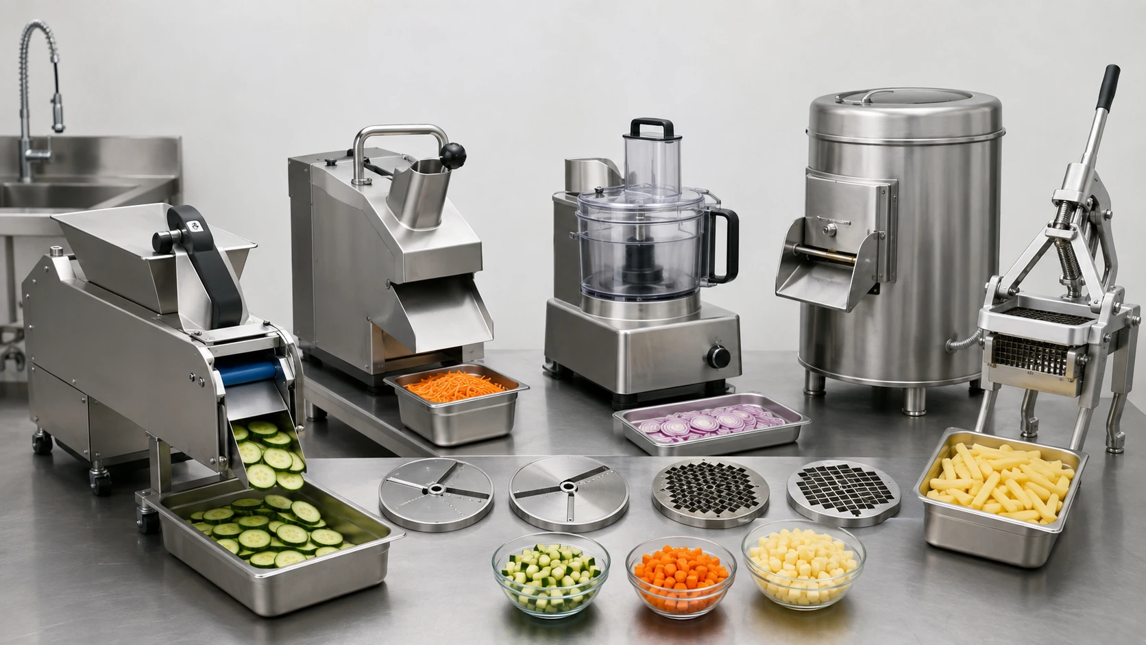 Commercial Vegetable and Food Preparation Machines range