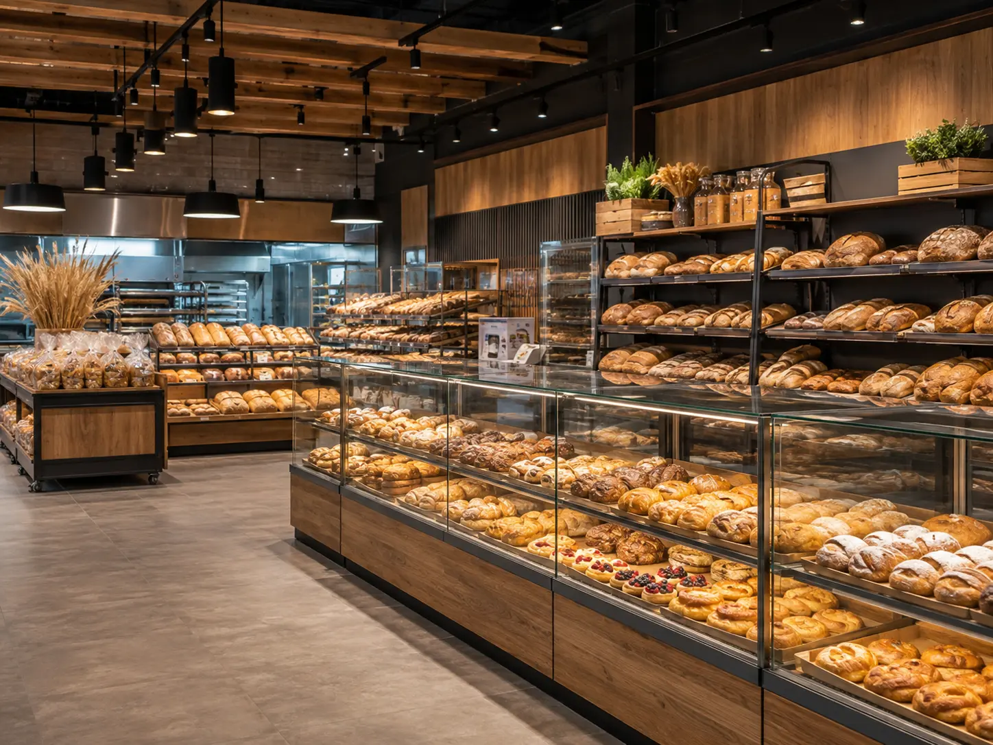 supermarket bakery display equipment